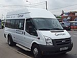 Бесплатный автобус Genser в пункт аренды автомобилей АрендаАвто-рбн на Новорязанском шоссе